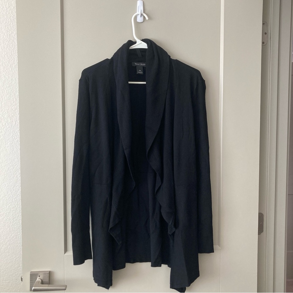 White House Black Market Black Cardigan